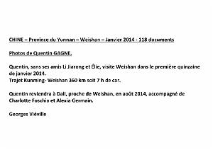 2015 04 QUENTIN  EN CHINE PROVINCE DU YUNNAN-WEISHAN